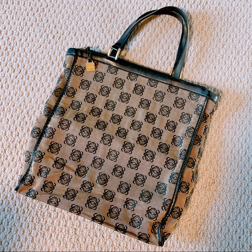 Loewe Vintage Anagram Tote Bag